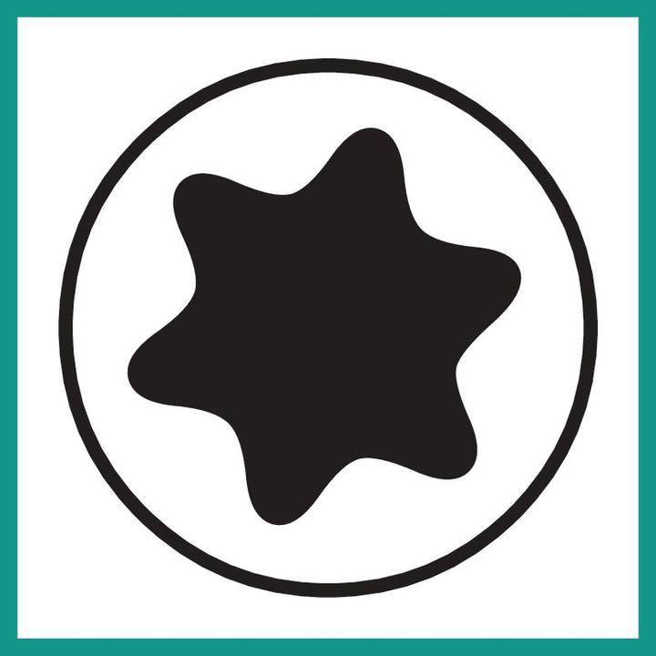 Actual product image Wera 3867/1 TS TX 25 x 25 mm (Hexagon socket TX M25)