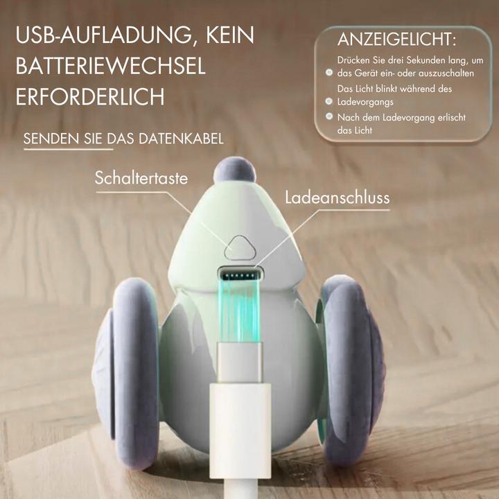Immagine prodotto Suba Interaktives Katzenspielzeug, LED-Leuchtmaus, Elektrische, USB Aufladbar