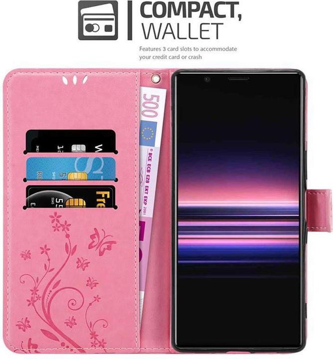 Image du produit Cadorabo Couverture du livre de fleurs (Sony Xperia 5)