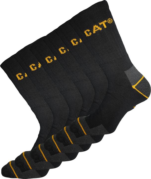 Actual product image Cat Work Socks black 6P (pack of 6, 43 - 46)