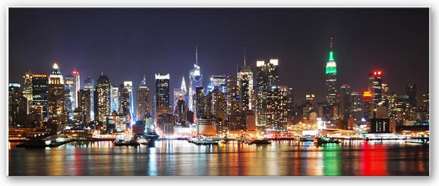 Produktbild Trenddeko New York Skyline - Panorama (40 x 100 cm)