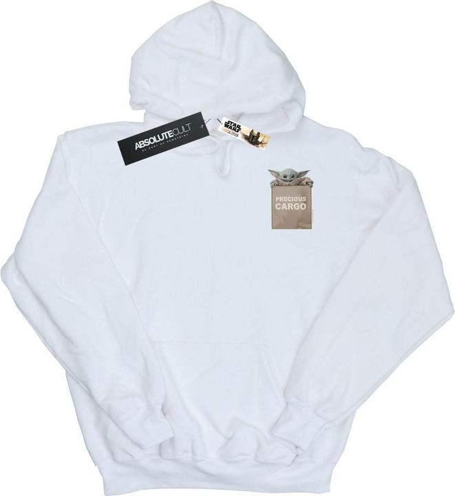 Star Wars The Mandalorian Precious Cargo Faux Pocket Kapuzenpullover (XL)