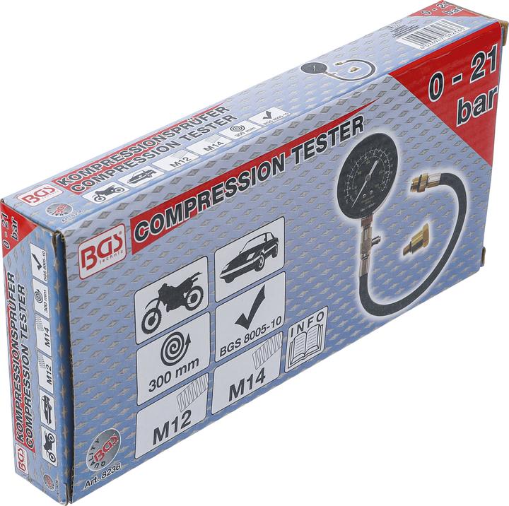Immagine prodotto BGS Tester compressione M12 + M14