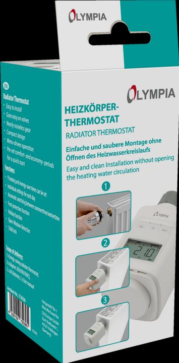 Image du produit Olympia Thermostat de radiateur HT 430-23A Écran