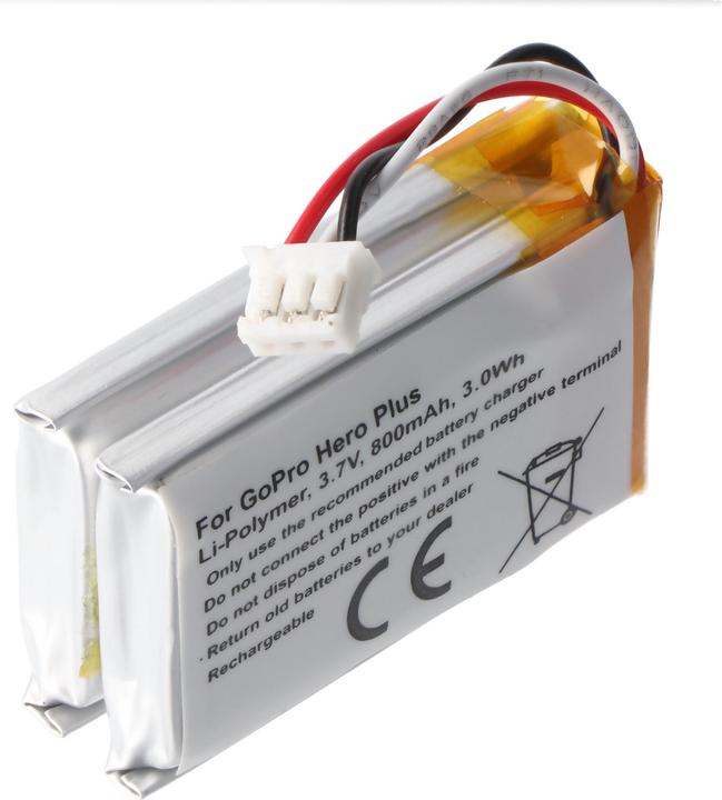 Image du produit AccuCell Batterie GoPro CHDHA-301, Hero +, Hero HWBL1, Hero Plus Batterie PR-062334