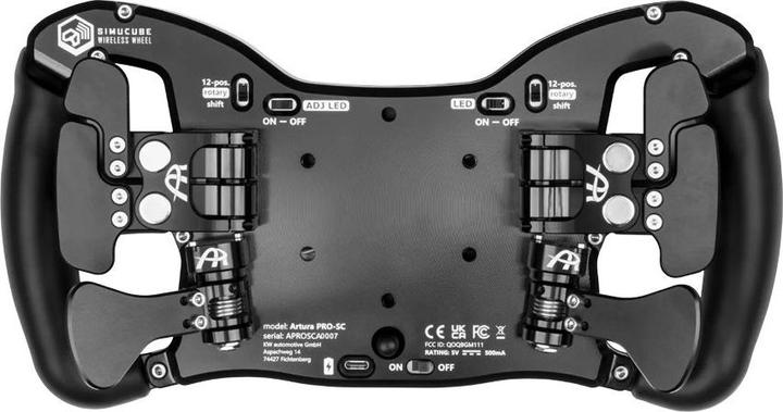 Actual product image Ascher Racing McLaren Artura Pro-SC steering wheel