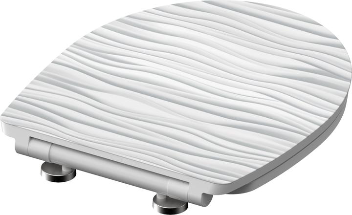 Image du produit Schütte Duroplast HG WC-Sitz WHITE WAVE