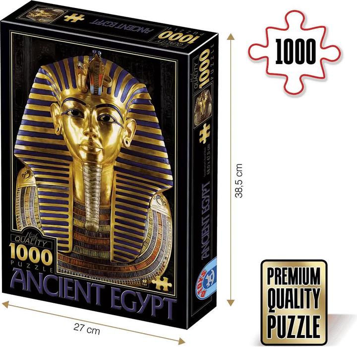 Produktbild D-Toys Puzzle 1000 pieces - Ancient Egypt Death Mask of Tutankhamun (1000 Teile)