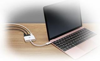 Actual product image Iogear USB-C to HDMI/USB multiport