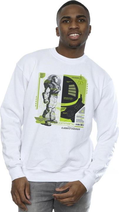 Actual product image Disney Mens Lightyear Buzz Tech Panel Sweatshirt (M)
