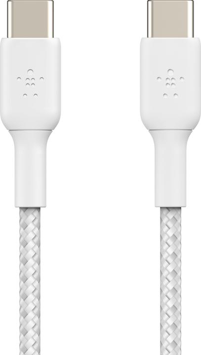 Immagine prodotto Belkin Cavo da USB-C a USB-C intrecciato in PVC da 1 m in confezione doppia (1 m, USB 2.0)