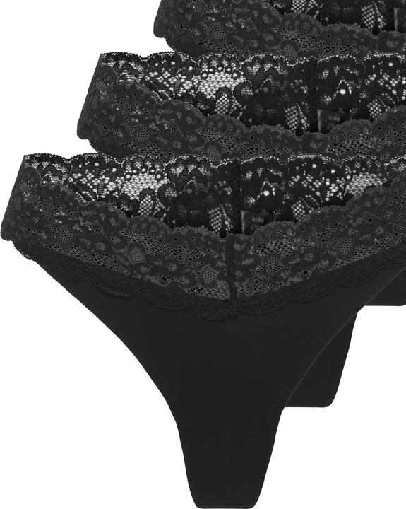 Produktbild Only Onlchloe Lace S.S Thong 3-Pack Acc Noos (XS, 3er Pack)