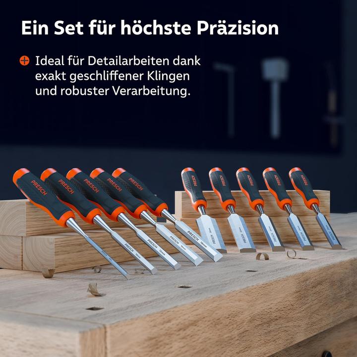 Immagine prodotto Presch 10-teiliges Stechbeitel Set (38 mm)