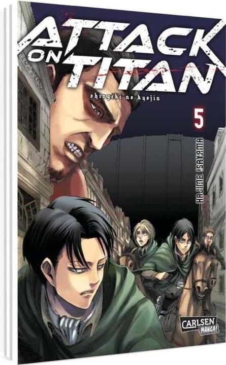 Actual product image Attack on Titan, Band 5 (German, Hajime Isayama, 2014)