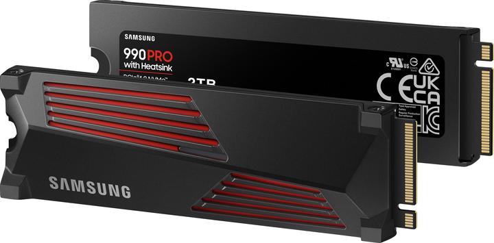 Actual product image Samsung 990 Pro mit Heatsink MZ-V9P2T0GW (2000 GB, M.2 2280)