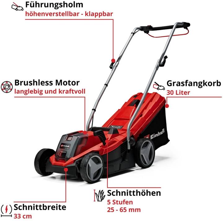 Actual product image Einhell GE-CM 18/33 Li (Rechargeable battery operated)
