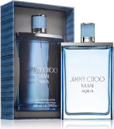Produktbild Jimmy Choo Man Aqua Eau de Toilette Natural Spray 200ml für Männer - Brandneu und versiegelt (Eau de Toilette, 200 ml)