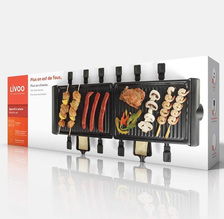 Image du produit Livoo Set à raclette 12 personnes