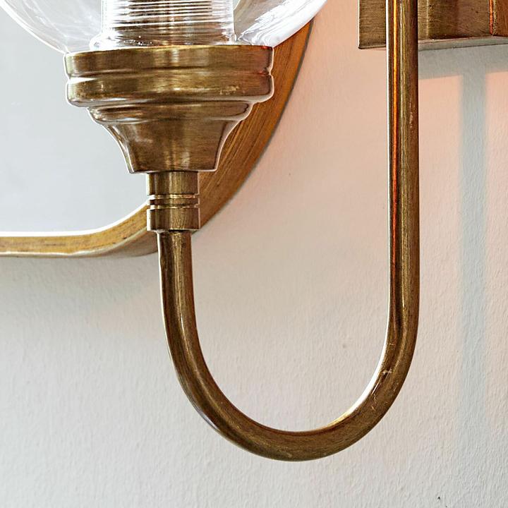 Produktbild Loberon Wandlampe Anthé antikmessing/klar (E14)