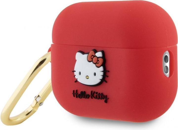Produktbild Hello Kitty HKAP23DKHSF Airpods Pro 2 cover fuksja/fuschia Silicone 3D Kitty Head (Kopfhörer Hülle)