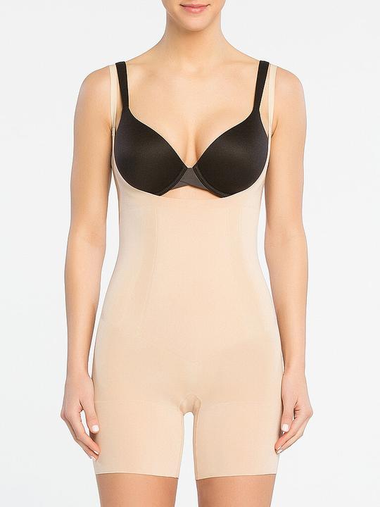 Produktbild Spanx Thinstincts® 2.0 Open-Bust Mid-Thigh Bodysuit soft nude (XL)