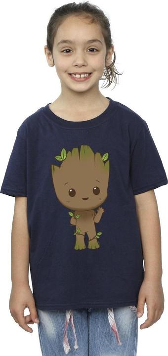 Produktbild I Am Groot Chibi Wave Pose TShirt Mädchen (152, 158)