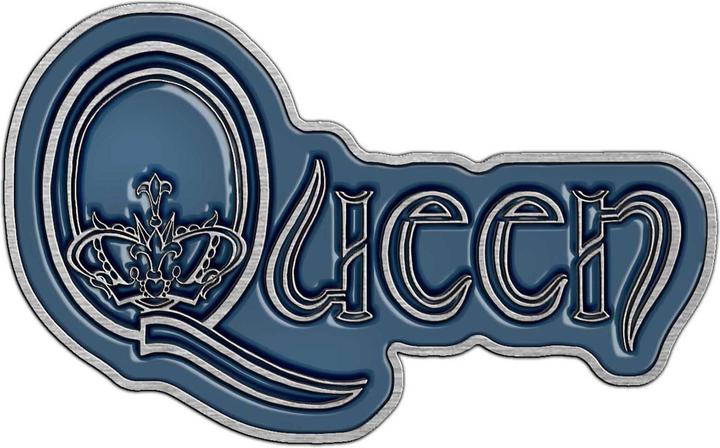 Actual product image Queen Enamel Infill Logo Badge