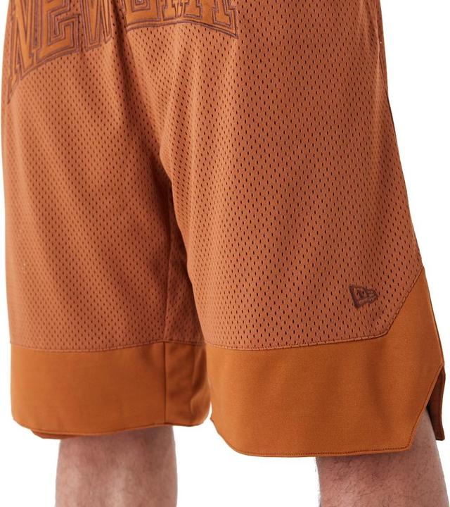 Immagine prodotto New Era Pantaloncini da basket in rete oversize marrone terra (XL)