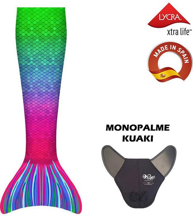 Kuaki Mermaids Meerjungfrauenkostüm mit Monoflosse