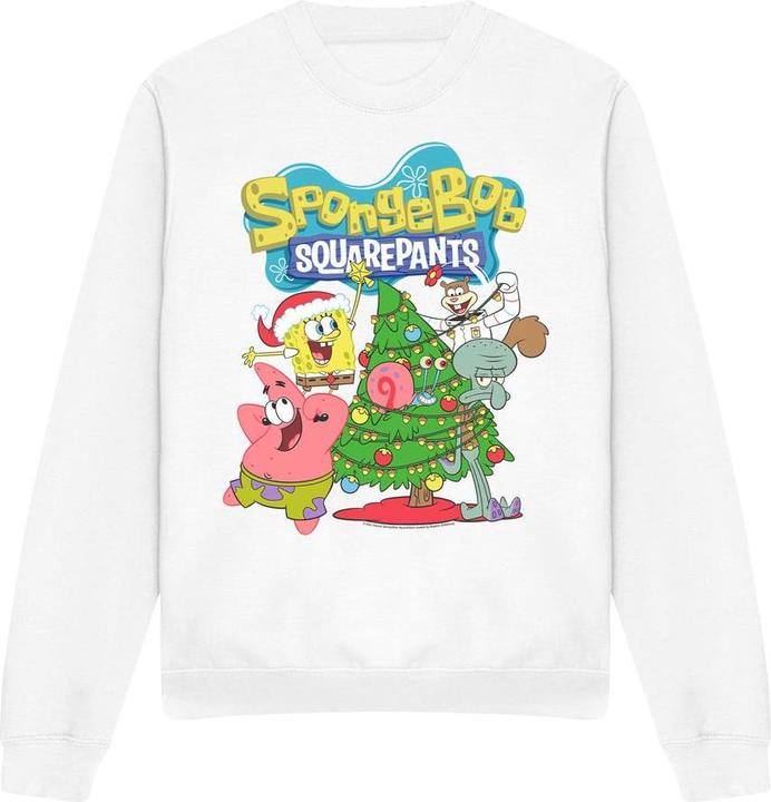 Immagine prodotto Spongebob Squarepants Felpa Albero di Natale Adulto Unisex (XL)