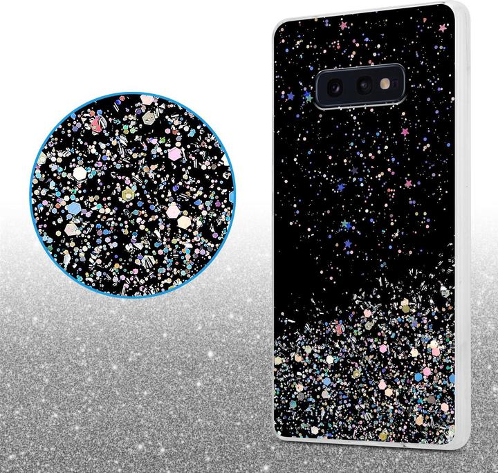 Actual product image Cadorabo TPU cover sparkling glitter (Samsung Galaxy S10e)