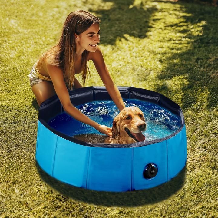 Actual product image Wiltec Fudajo dog pool 80x20cm dog swimming pool dog paddling pool dog bathtub (Dog pool)