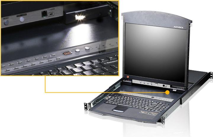 Produktbild Aten 17" TFT KVM Switch für 1HE Rack