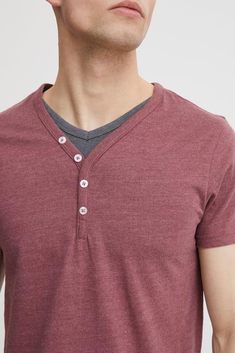 Immagine prodotto Solid Dorian T-Shirt A Maniche Corte Maglietta Da Uomo Con Collo Grandad (XXL)