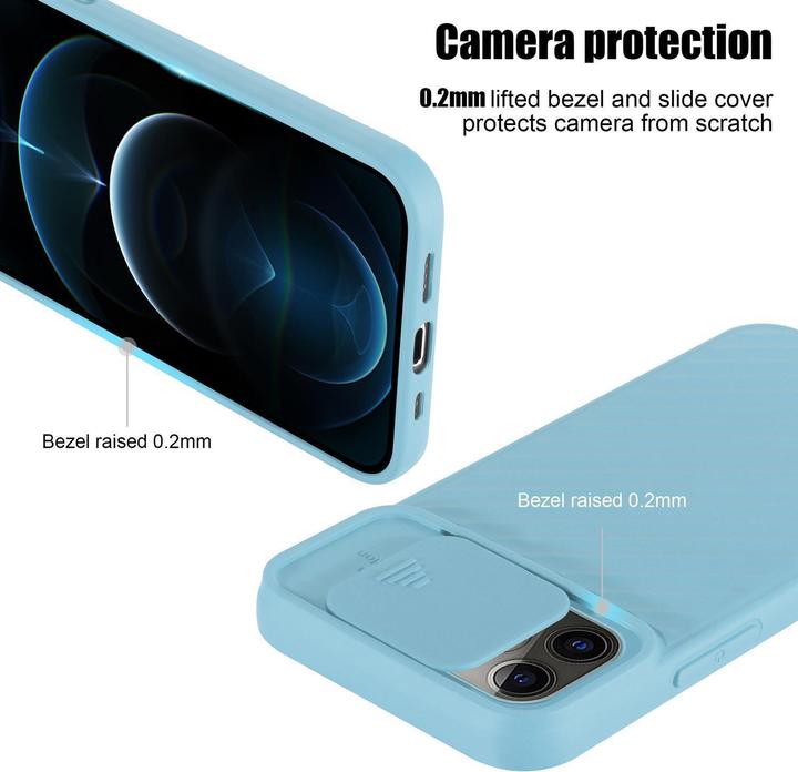 Actual product image Cadorabo TPU cover with camera protection (Apple iPhone 12, Realme 12 Pro+)