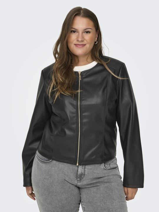 Produktbild Only Bandkragen Curve Jacke Kunstlederjacke (46)