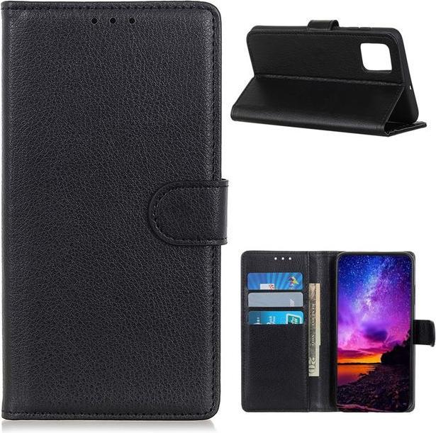 Actual product image MU Classic Litchi Leather Bookcover Series (OnePlus 8T)