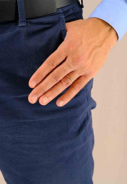 Immagine prodotto Muau Anello nuziale (53, Oro 750/18 K)