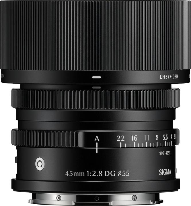 Produktbild Sigma 45mm F2,8 DG | Contemporary (L-Mount) (Black) (L-Mount, Sony E)