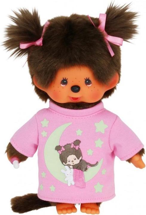 Actual product image Monchhichi Glow in the Dark Girl (20 cm)
