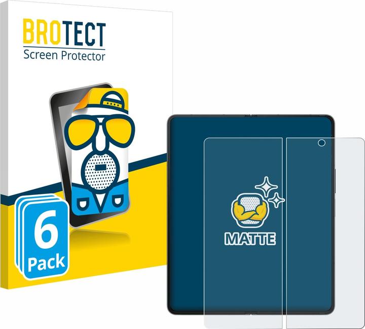 Produktbild BROTECT Entspiegelungsfolie Displayschutz Displayschutzfolie Folie Matt (6 Stück, Samsung Galaxy Z Fold4)