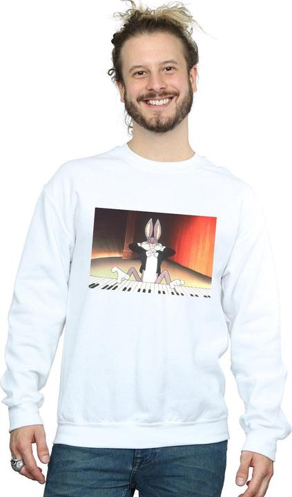 Produktbild Looney Tunes Bugs Bunny Playing Piano Sweatshirt (L)