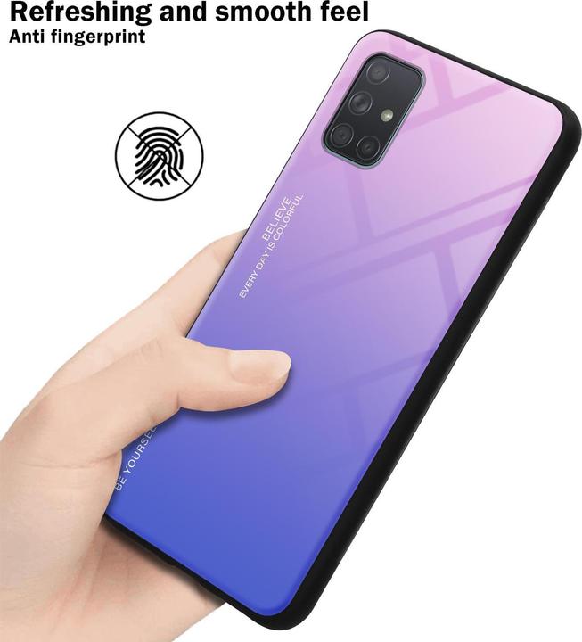 Actual product image Cadorabo TPU 2 colors glass cover (Samsung Galaxy A71)
