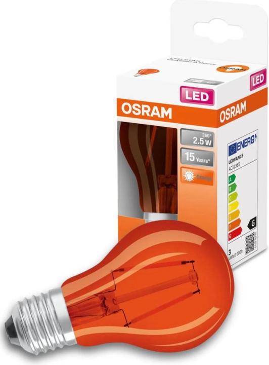 Produktbild Osram Led Star Décor Classic A (E27, 2.50 W, 160 lm, 1 x, G)