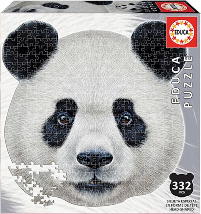 Actual product image Educa Shape Puzzle panda face 400 pieces (332 pieces)