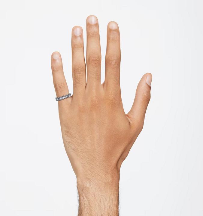 Produktbild Swarovski Matrix Ring Baguette Schliff Grau (60)