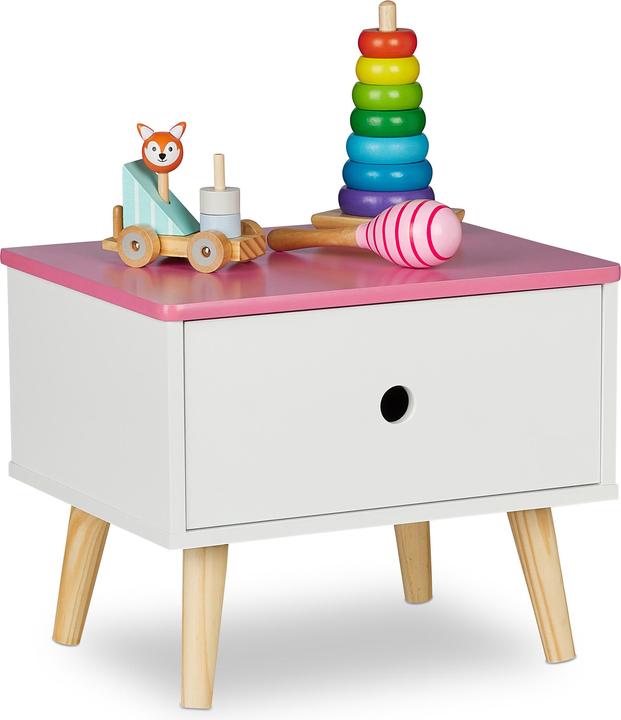 Actual product image Relaxdays bedside table (38 x 30 x 31 cm)