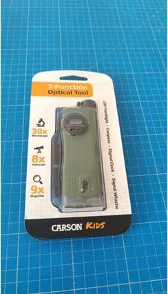 Actual product image Carson X-Scope Kids CP-11 Multifunctional optical pocket instrument with 7 functions