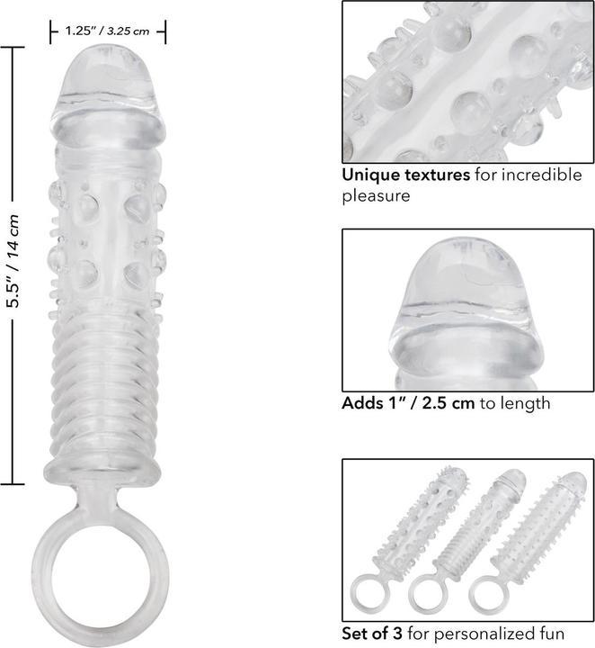 Actual product image CalExotics 3 Piece Textured Extension Set