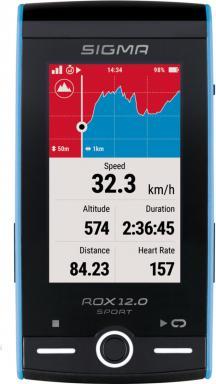 Energie-Label Sigma Sport Navi Silikonhülle ROX 12.0 Blau